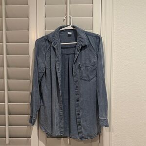 Old Navy Blue Button Down Shirt
